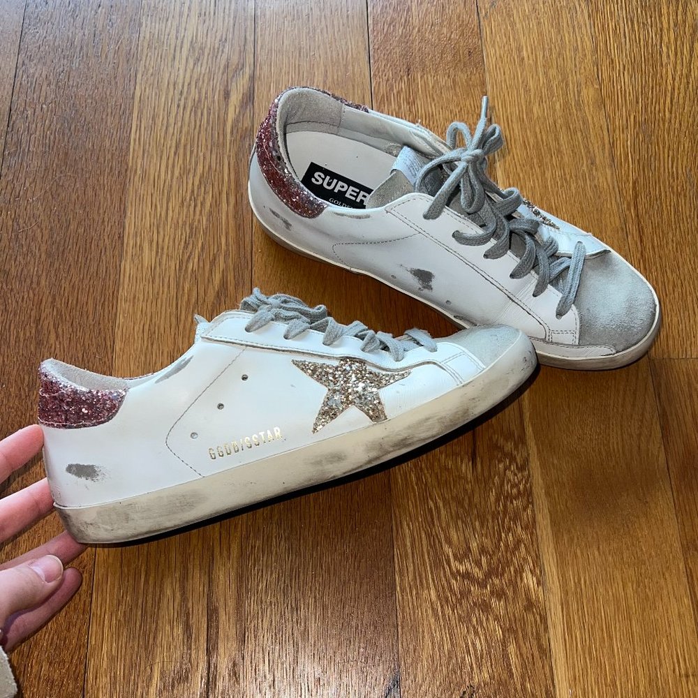 Golden Goose Leather Sneaker size 8/size 39
